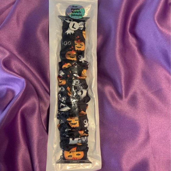 Halloween Scrunchie Watch Band for Apple Watch - Picture 2 of 2